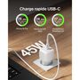Voir la diapositive 4 : Belkin Chargeur 45W USB Power delivery PPS blanc