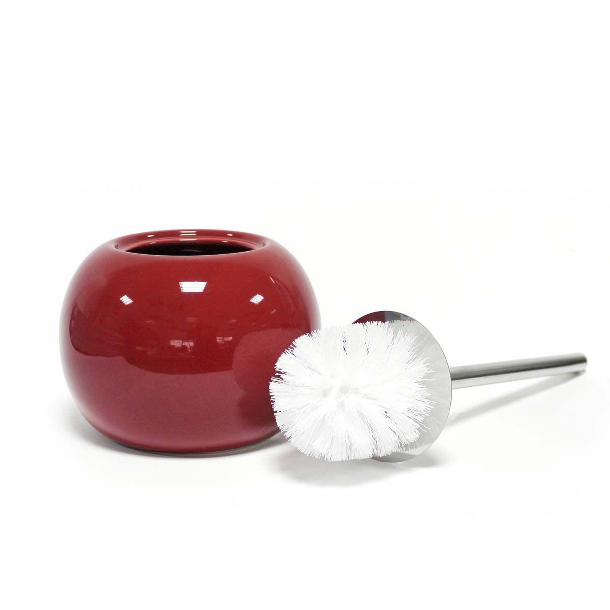 Voir la diapositive 2 : Douceur d'Intérieur Brosse wc design  bullea  37cm framboise