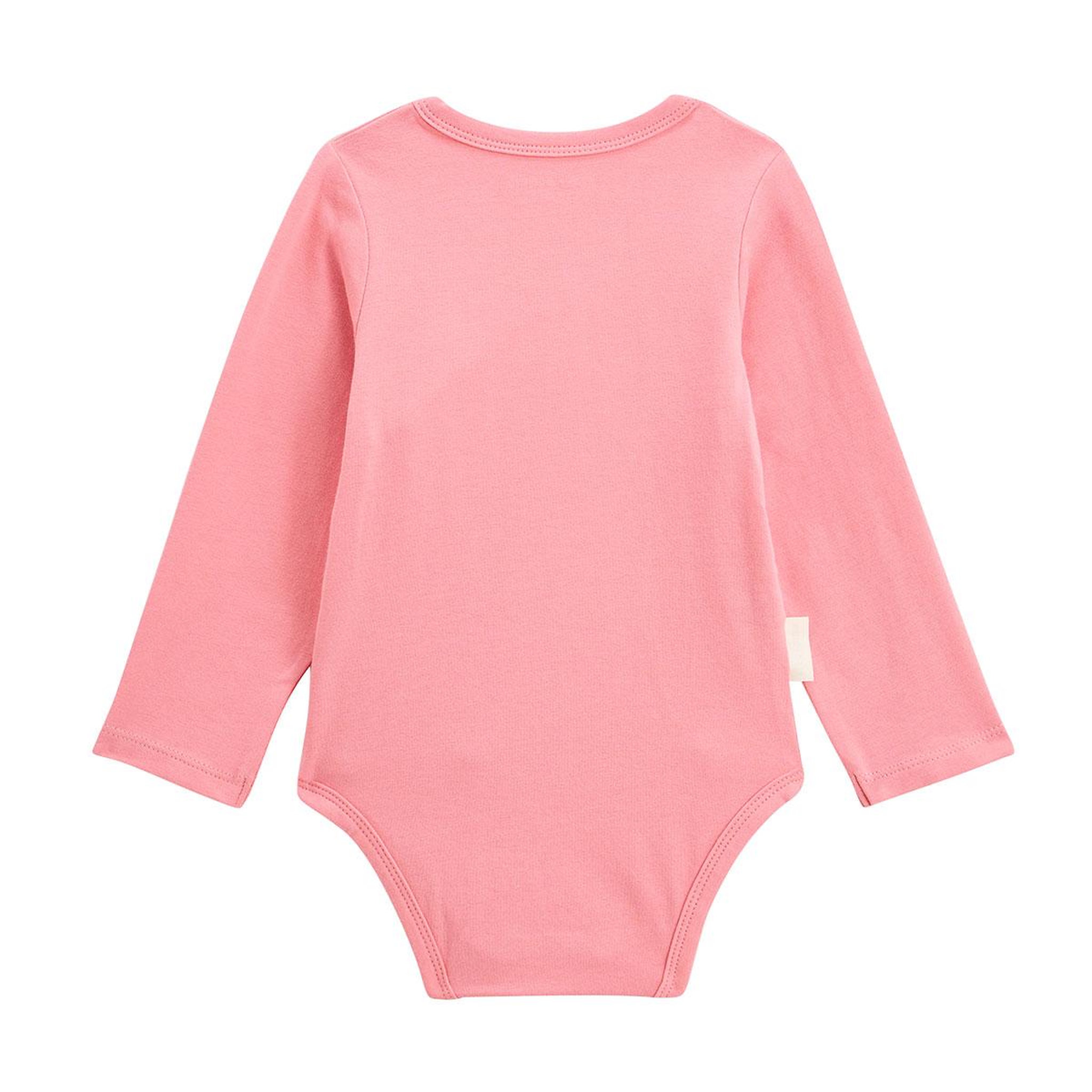Voir la diapositive 5 : Petit Béguin Lot de 5 bodies bébé manches longues ouverture croisée louison