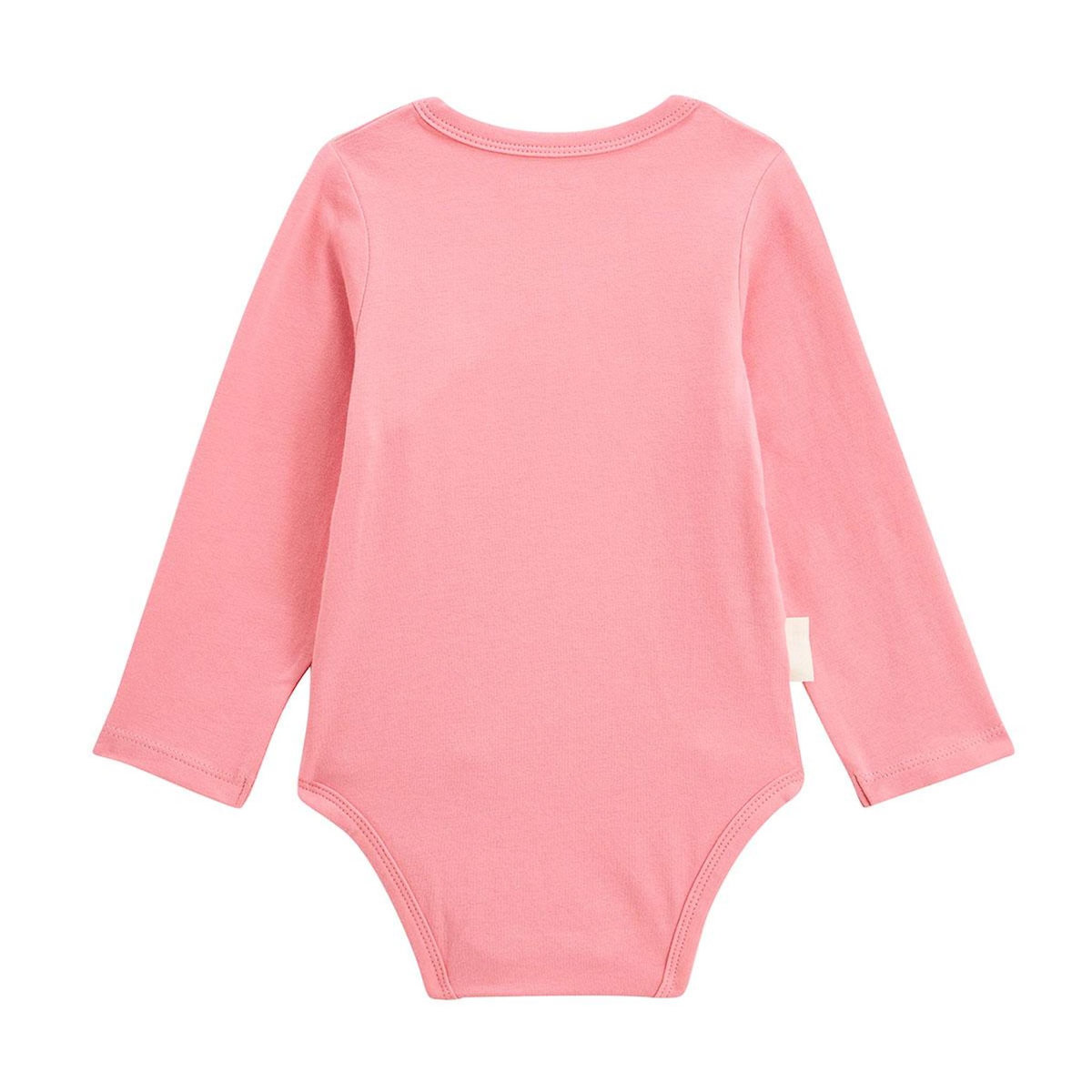 Petit Béguin Lot de 5 bodies bébé manches longues ouverture croisée Louison