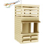 Voir la diapositive 3 : Soulet Cabane de jardin enfant - Bois - H2,28 - SHOPPING