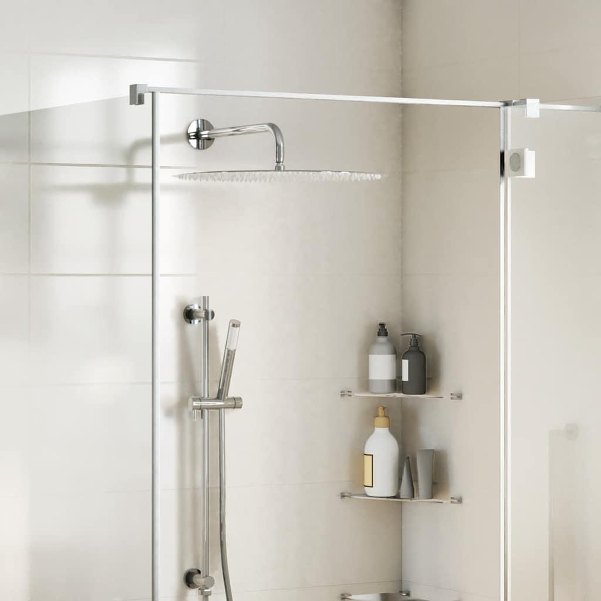 VIDAXL Pomme de douche pluie acier inoxydable 304 50 cm ronde