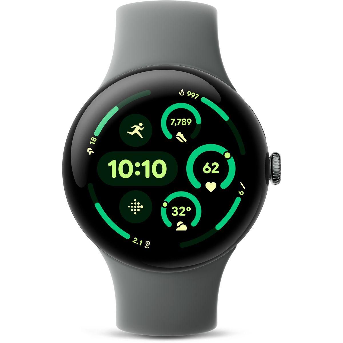 GOOGLE Montre connectée Pixel Watch 3 45 mm Vert Sauge 4G