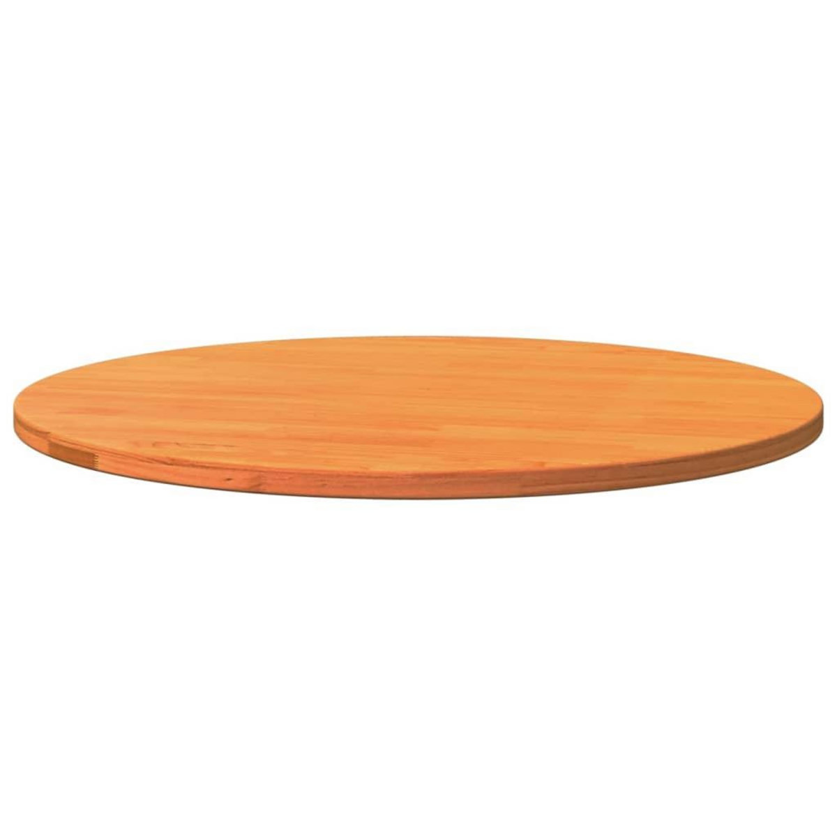 VIDAXL Dessus de table rond cire marron Ø80x2,5 cm bois de pin massif
