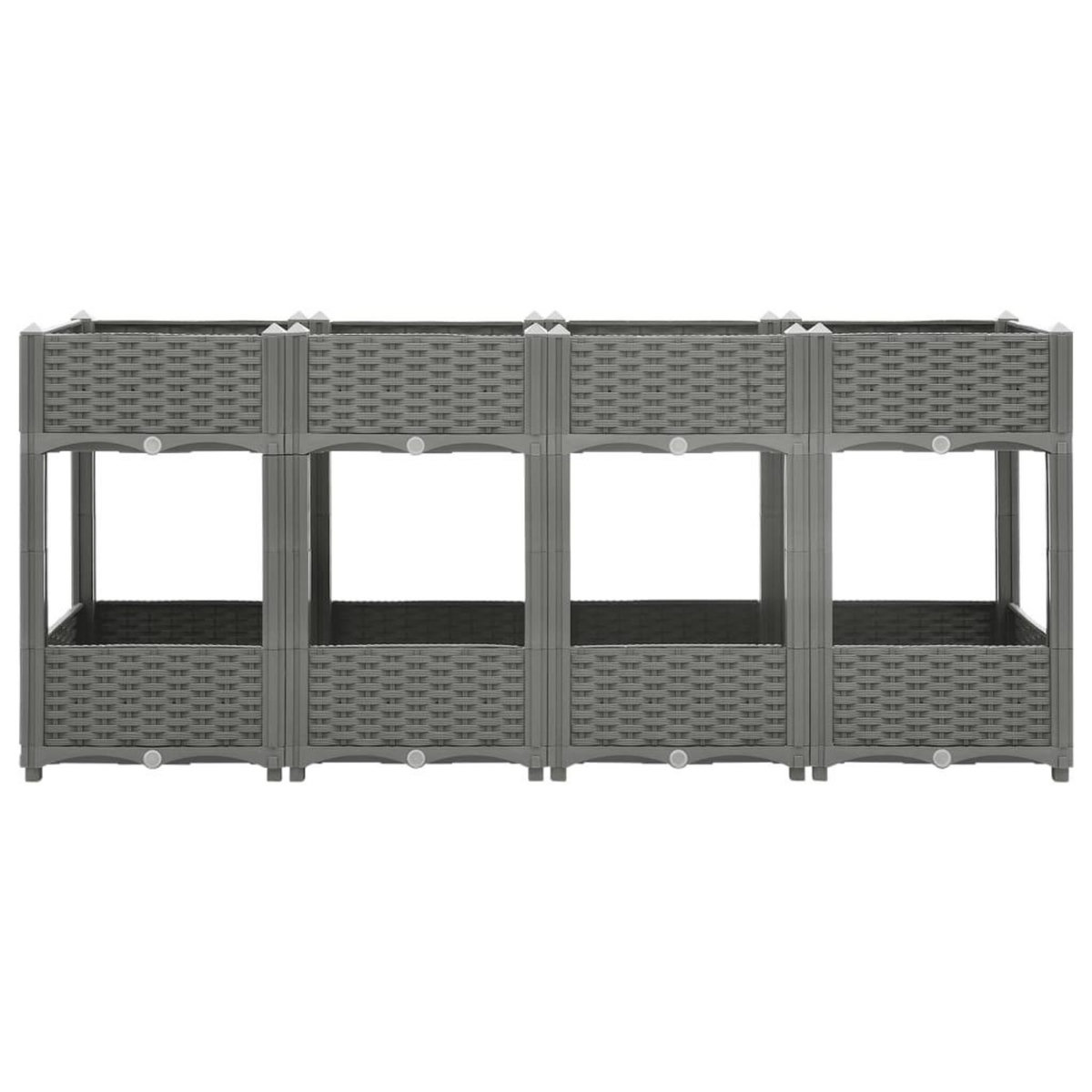 VIDAXL Lit sureleve 160x40x71 cm Polypropylene