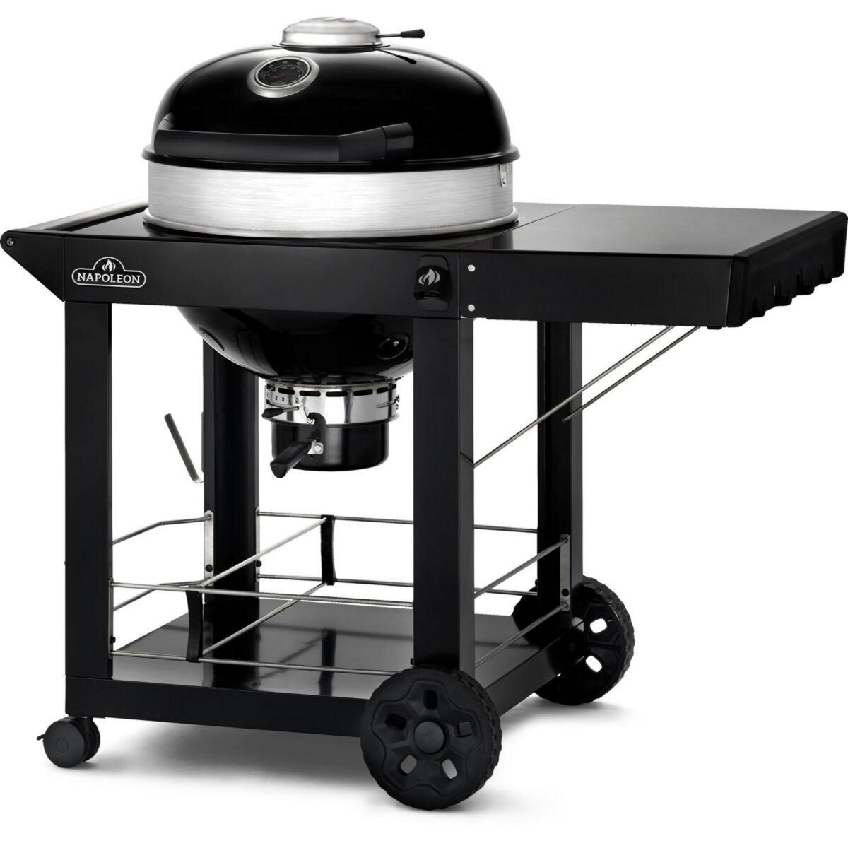 NAPOLEON Barbecue charbon Kettle PRO noir sur chariot 57cm