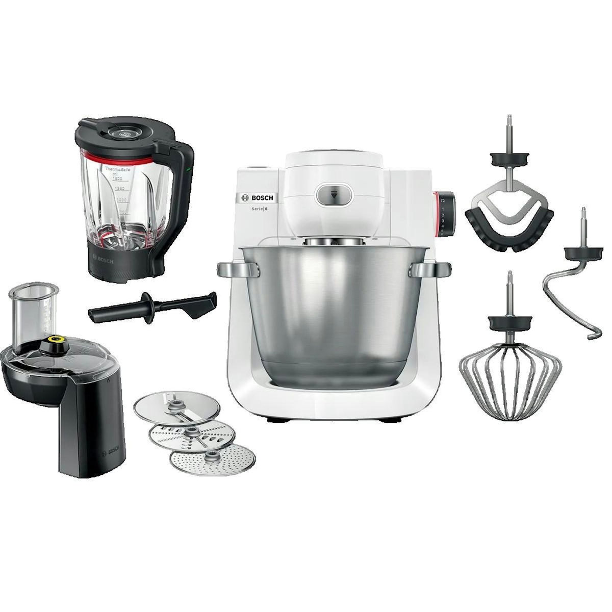 BOSCH Robot multifonction Bosch MUMS6EW22 Blanc 1600 W