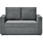 Habitat et Jardin Canapé convertible express en tissu  Clara  - 185 x 90 x 88 cm - Gris