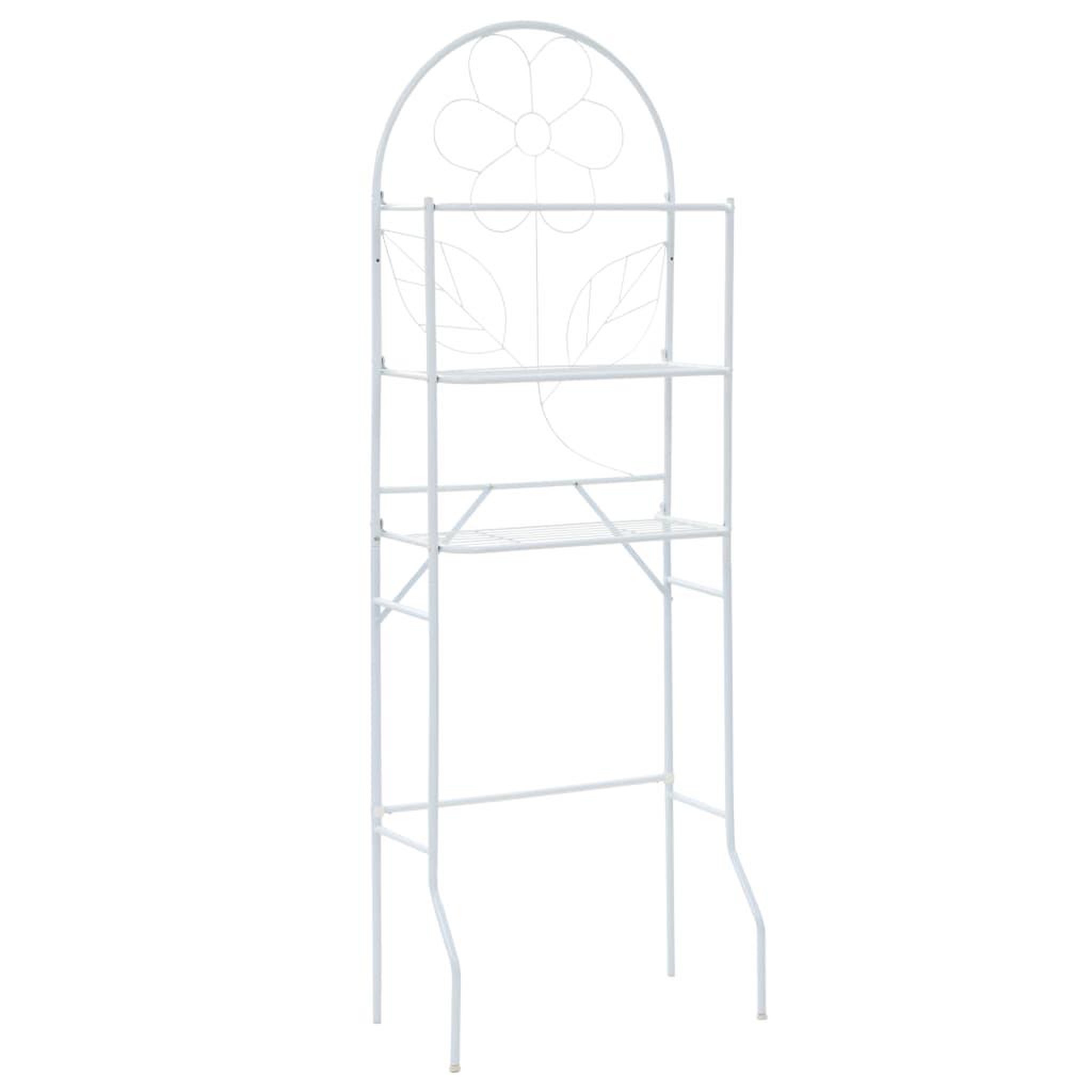 VIDAXL Etagere de toilette Blanc 60x33x174 cm
