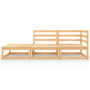 Voir la diapositive 3 : VIDAXL Salon de jardin 4 pcs Bois de pin massif