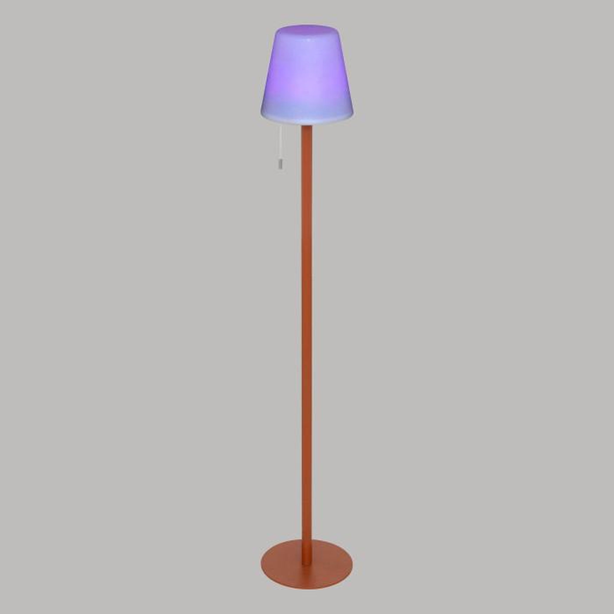 Voir la diapositive 5 : Paris Prix Lampadaire d'Extérieur  Zack  108cm Ambre