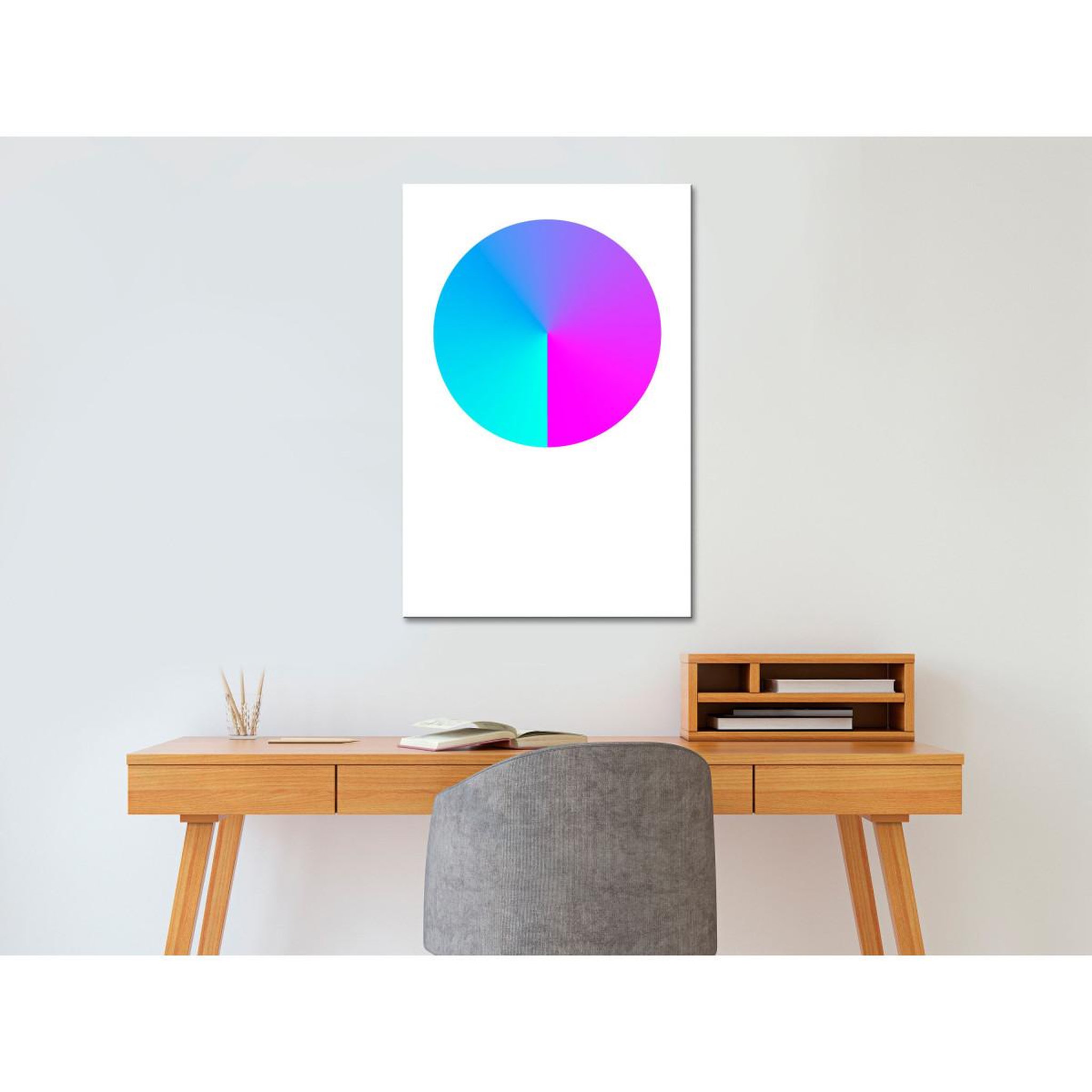 Voir la diapositive 2 : Paris Prix Tableau imprimé  neon gradient