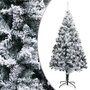 Voir la diapositive 1 : VIDAXL Sapin de Noël artificiel avec neige floquee vert 180 cm PVC