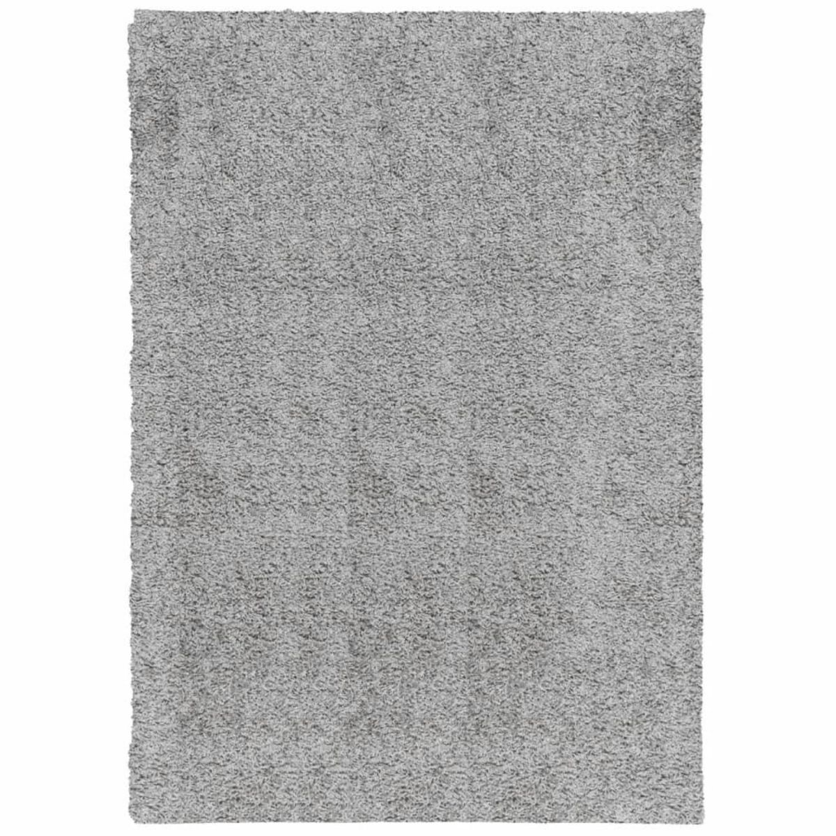 VIDAXL Tapis shaggy PAMPLONA poils longs moderne gris 160x230 cm