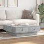Voir la diapositive 3 : VIDAXL Table basse Gris beton 90x90x28 cm Agglomere