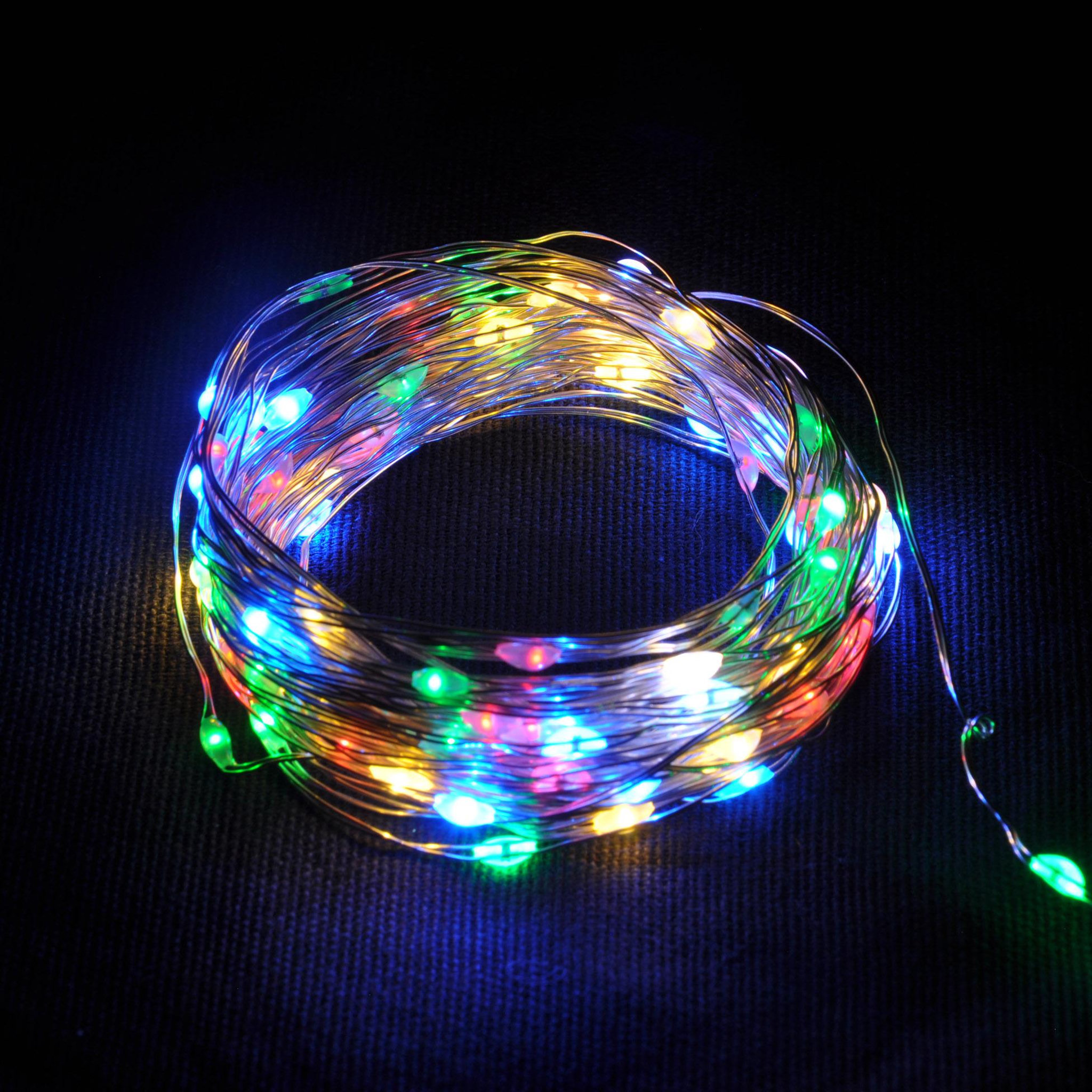 Voir la diapositive 2 : Eden Guirlande 200 led multicolore 10 m