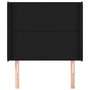 Voir la diapositive 3 : VIDAXL Tete de lit avec oreilles Noir 83x16x118/128 cm Similicuir
