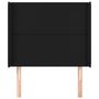 Voir la diapositive 3 : VIDAXL Tete de lit avec oreilles Noir 83x16x118/128 cm Similicuir