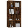 Voir la diapositive 5 : VIDAXL Bibliotheque/Buffet Chene fume 66x30x130 cm Bois d'ingenierie