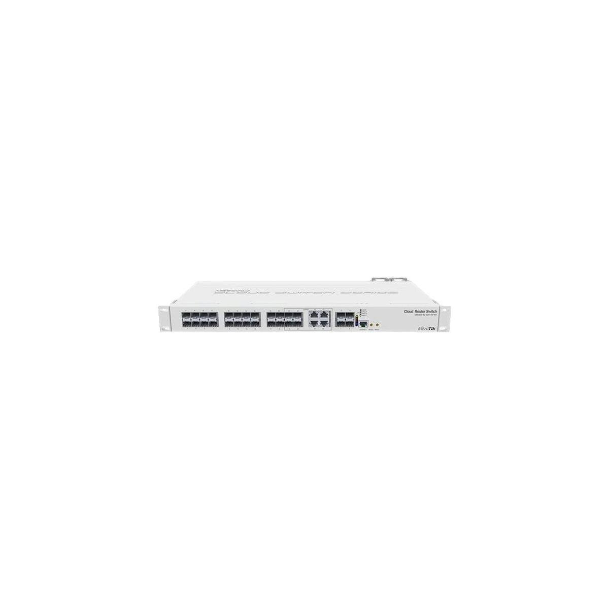 Mikrotik Commutateur géré Mikrotik CRS328-4C-20S-4S+RM avec 20 ports SFP et 4 ports SFP+