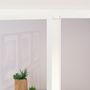 Voir la diapositive 5 : VIDAXL Porte d'interieur Blanc 102x201,5 cm Trempe verre aluminium fin