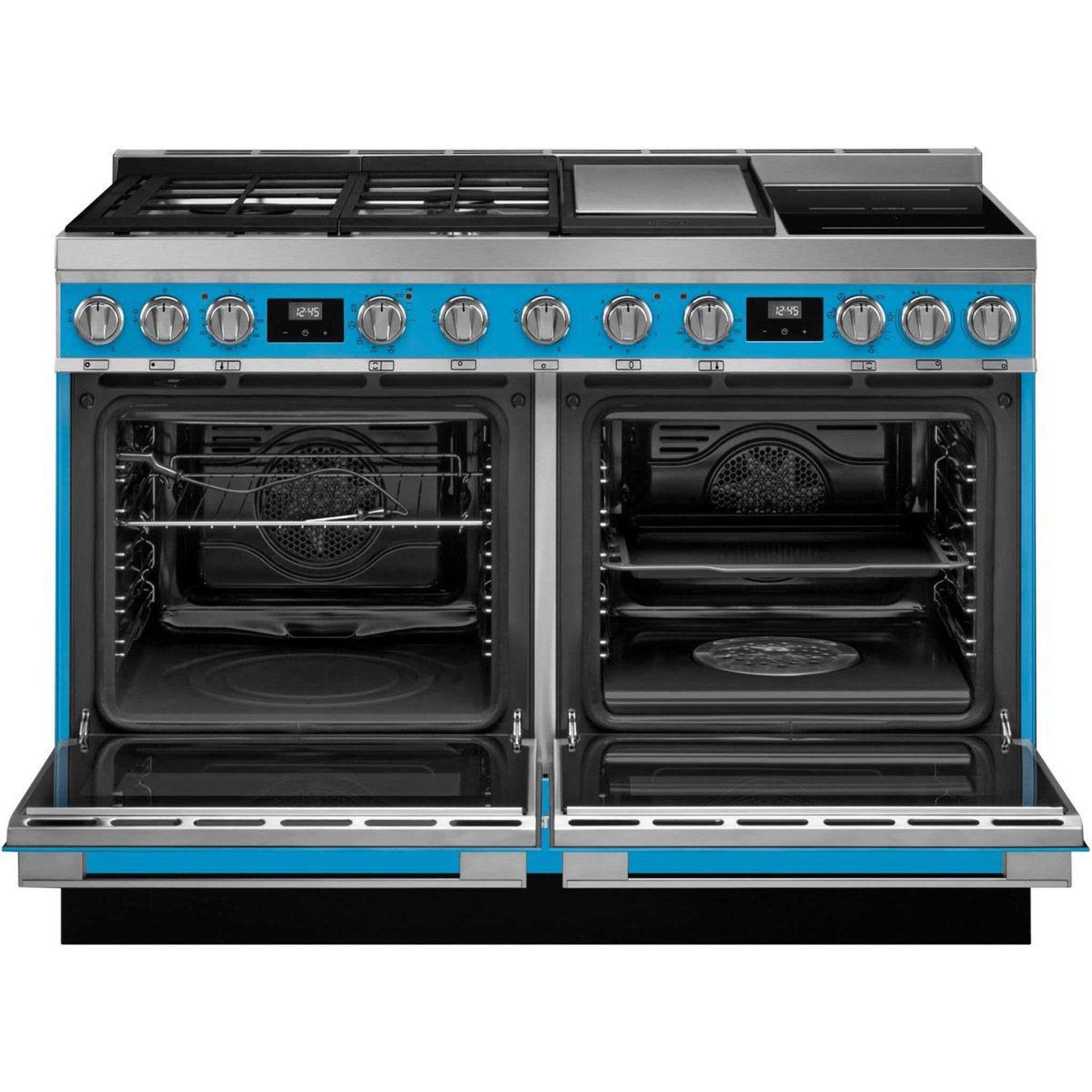 Voir la diapositive 2 : SMEG Piano de cuisson mixte cpf120igmpt