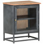 Voir la diapositive 1 : VIDAXL Table de chevet Gris 40x30x50 cm Bois d'acacia massif