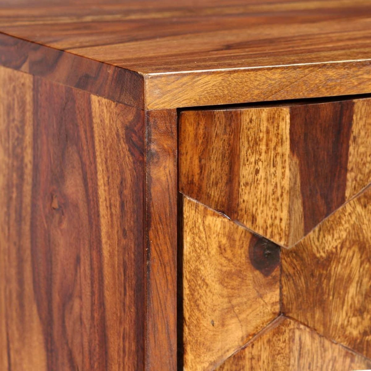 VIDAXL Meuble TV Bois massif 140x30x40 cm