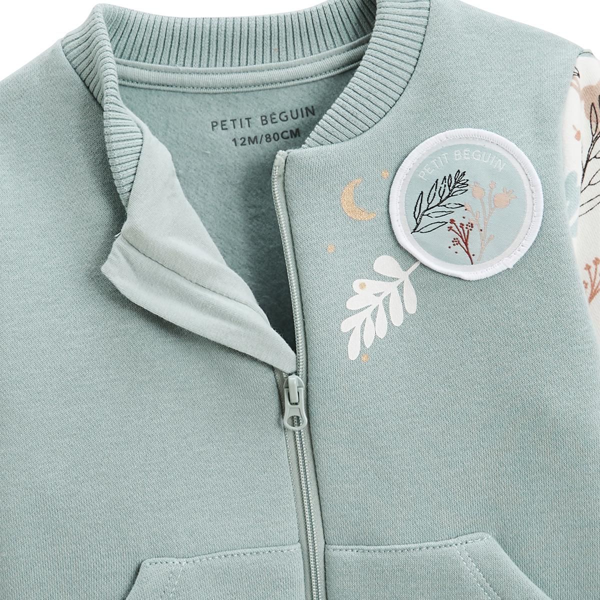 Petit Béguin Veste teddy bébé en molleton Alma