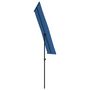 Voir la diapositive 5 : VIDAXL Parasol de jardin avec mat en aluminium 180x110 cm Bleu azure