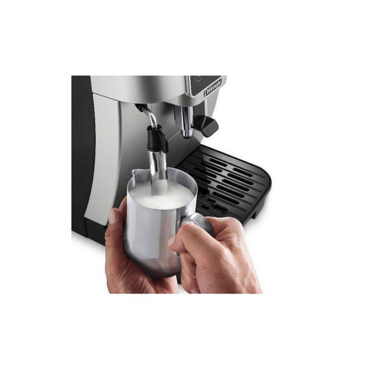 DELONGHI Machine à expresso avec broyeur 15 bars silver/inox. - ECAM220.31.SSB