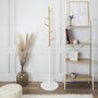 Voir la diapositive 4 : The Home Deco Factory Portemanteau bicolore en bois 5 accroches - Blanc et marron