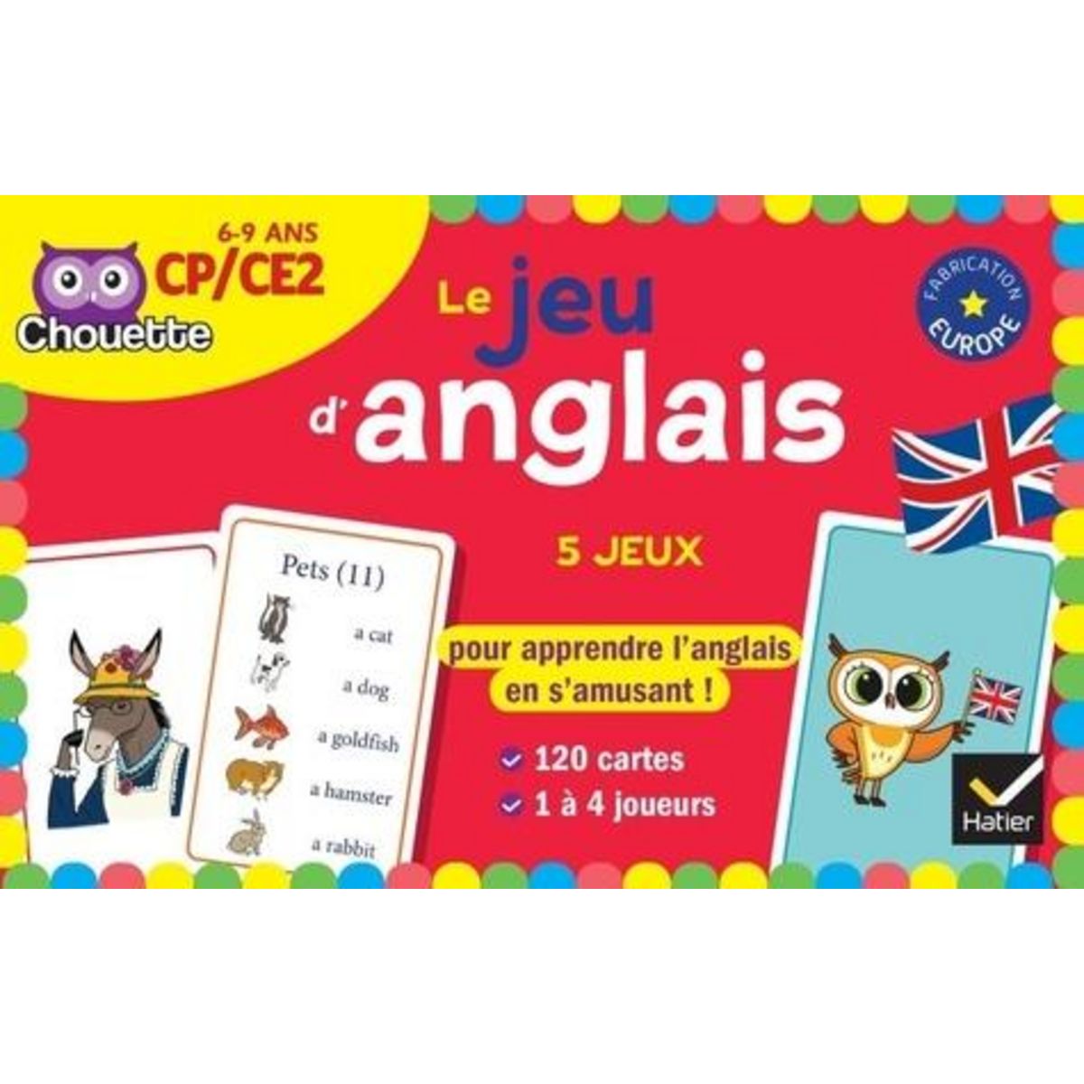 LE JEU D'ANGLAIS CP/CE2. 5 JEUX POUR APPRENDRE L'ANGLAIS EN S'AMUSANT !, Héron Laurent
