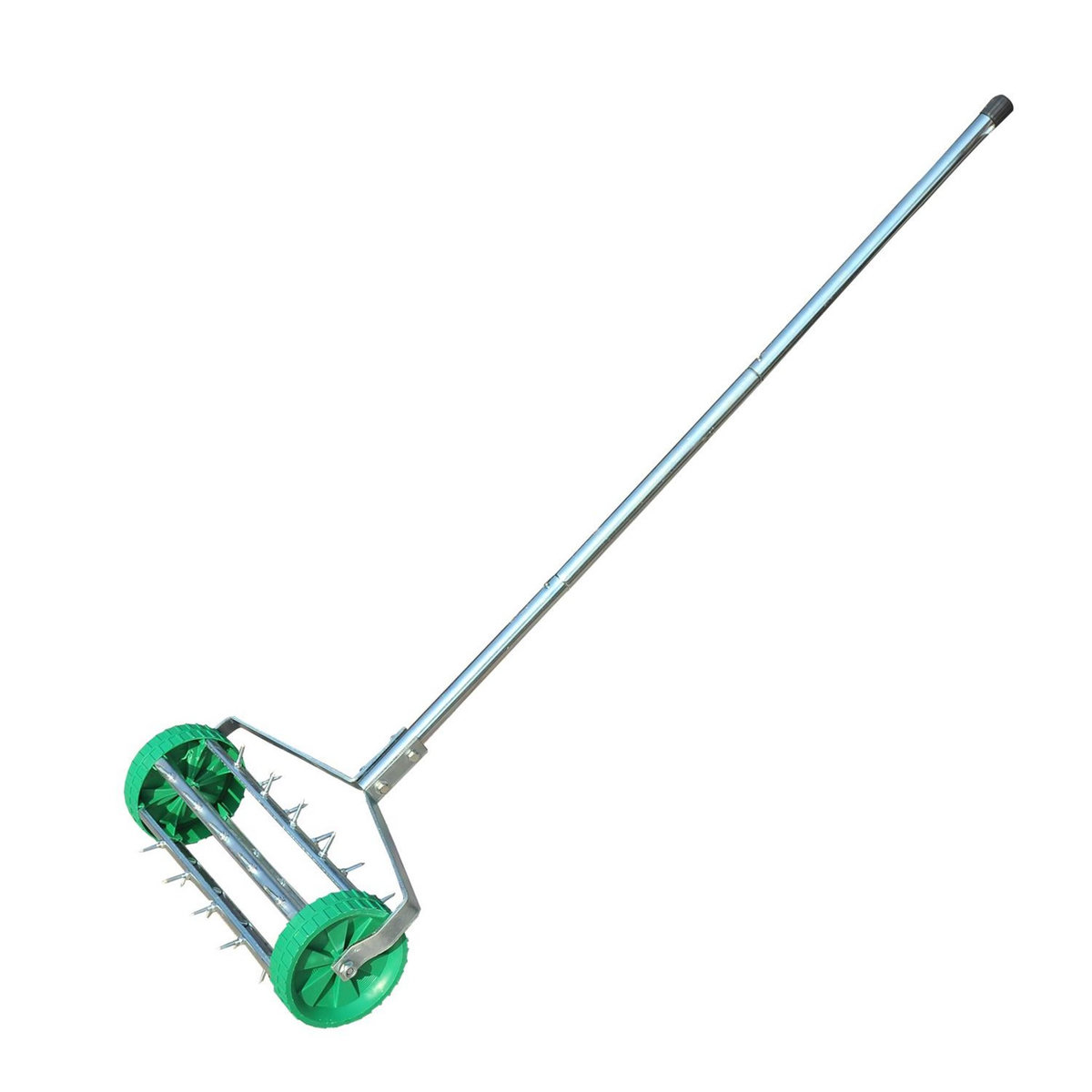 OUTSUNNY Rouleau aérateur pour pelouse avec manche télescopique 98L x 45l x 87H cm vert