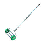 OUTSUNNY Rouleau aérateur pour pelouse avec manche télescopique 98L x 45l x 87H cm vert