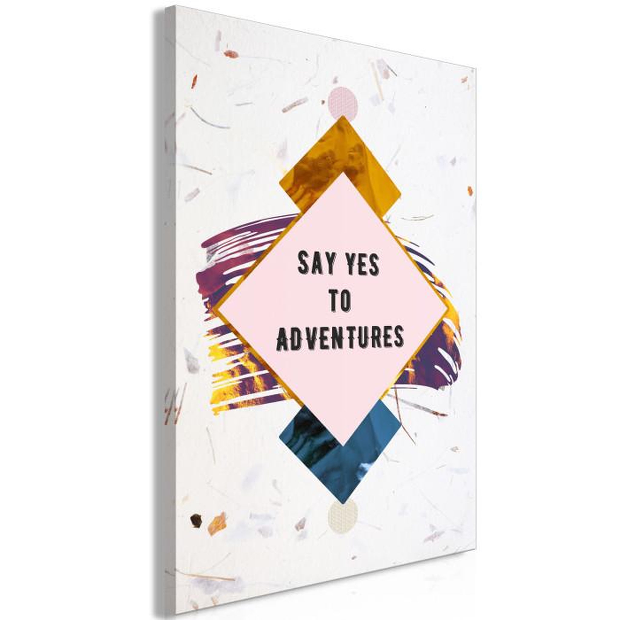 Paris Prix Tableau Imprimé  Say Yes To Adventures. Coloris disponibles : Multicolore