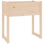 Voir la diapositive 2 : VIDAXL Jardiniere 78x40x81 cm Bois massif de pin