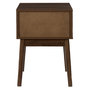 Voir la diapositive 6 : The Home Deco Factory Table de chevet 1 tiroir effet noyer TIFFANY - Marron