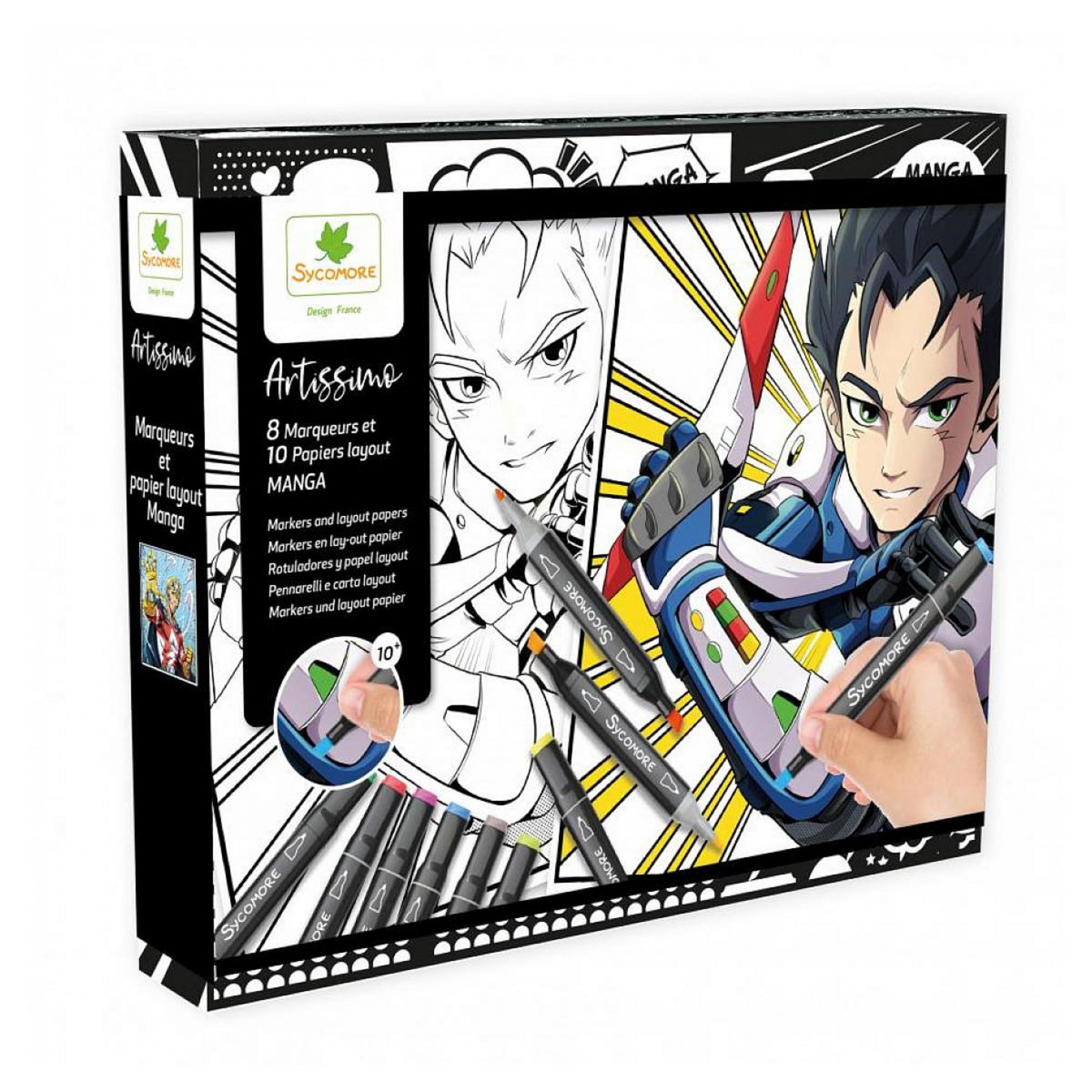 Au Sycomore Artissimo - gm layout et marqueurs – manga garcon