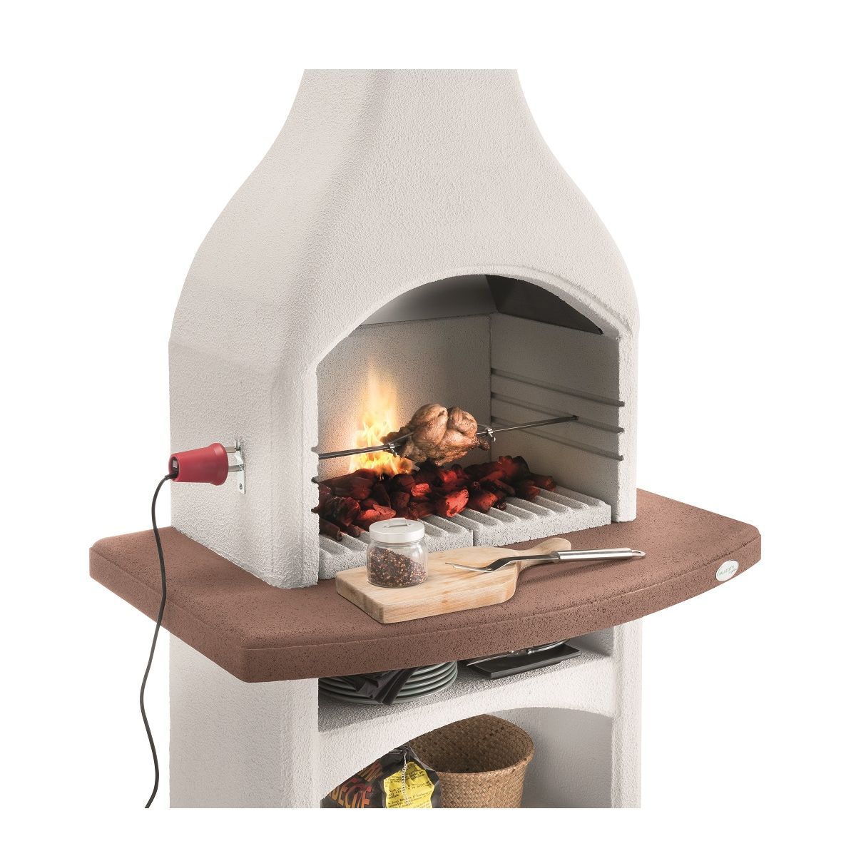 PALAZZETTI Tournebroche électrique - 68cm