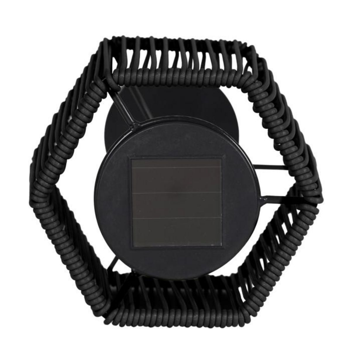 Paris Prix Lampe à Poser Extérieur Solaire  Carmine  40cm Noir