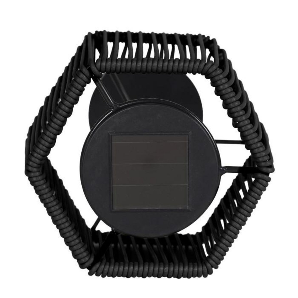 Paris Prix Lampe à Poser Extérieur Solaire  Carmine  40cm Noir