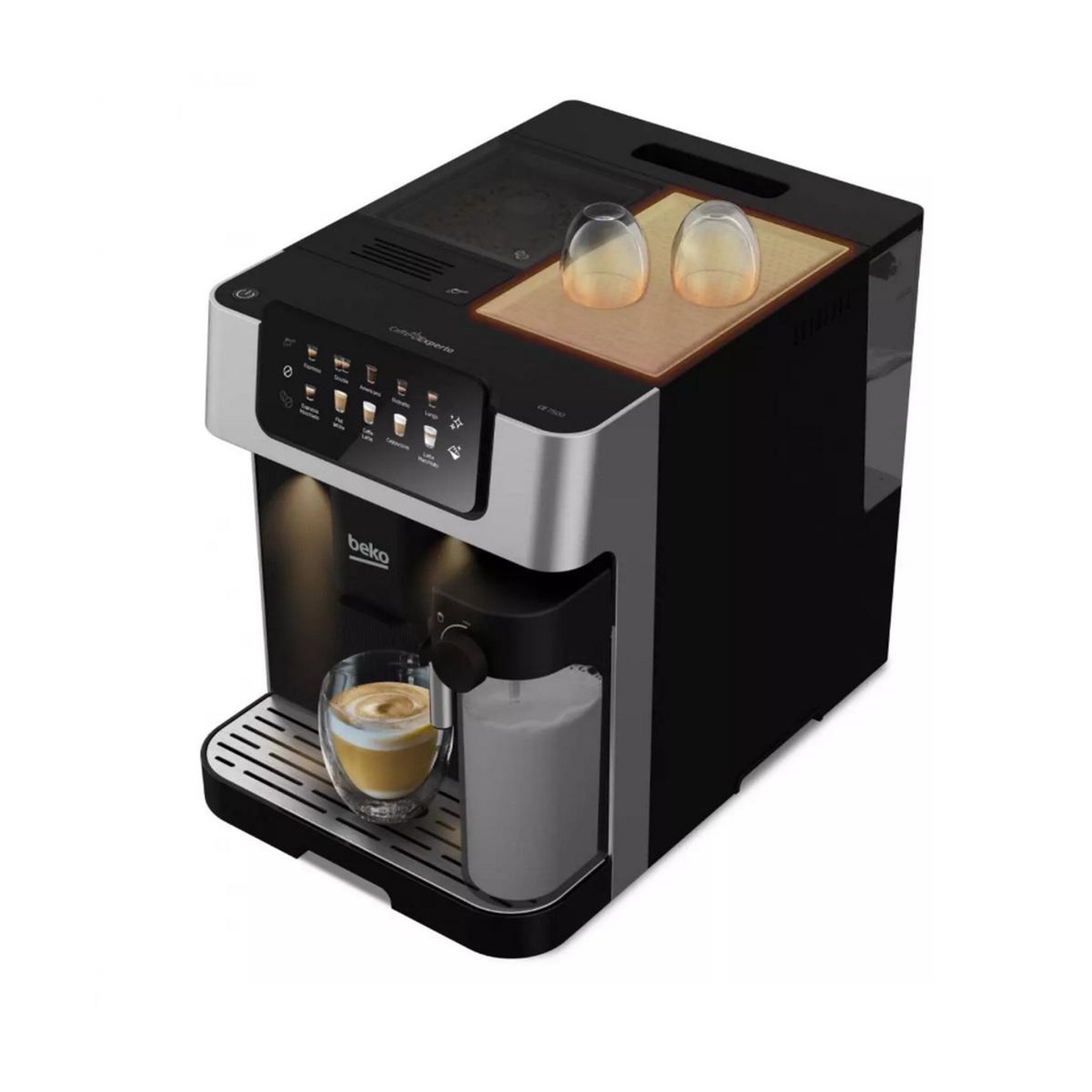 Voir la diapositive 3 : Beko Robot café 19 bars noir - ceg7304x