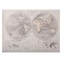 Voir la diapositive 2 : ATMOSPHERA Toile murale impression Monde - L. 58 x H. 78 cm - Marron