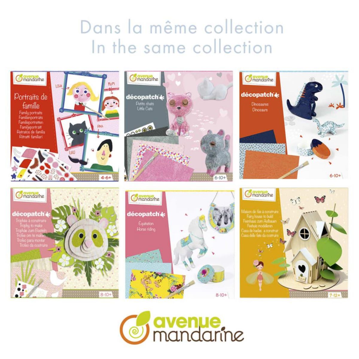 Avenue Mandarine Avenue Mandarine Boîte creative Dogs