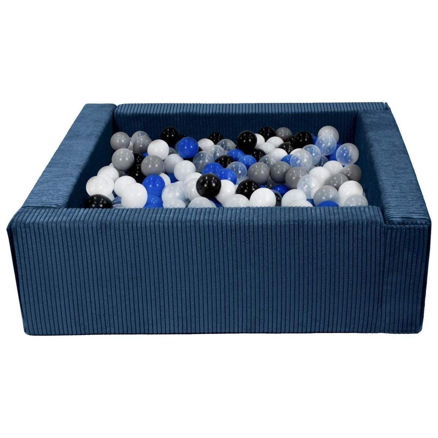 Piscine Balles Velinda Carrée 300 Balles 7 Cm 5 Éléments Velours Côtelé - vue 2