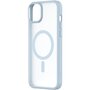 Qdos Coque bumper Iphone 15 Plus MagSafe Hybrid SNAP Bleu