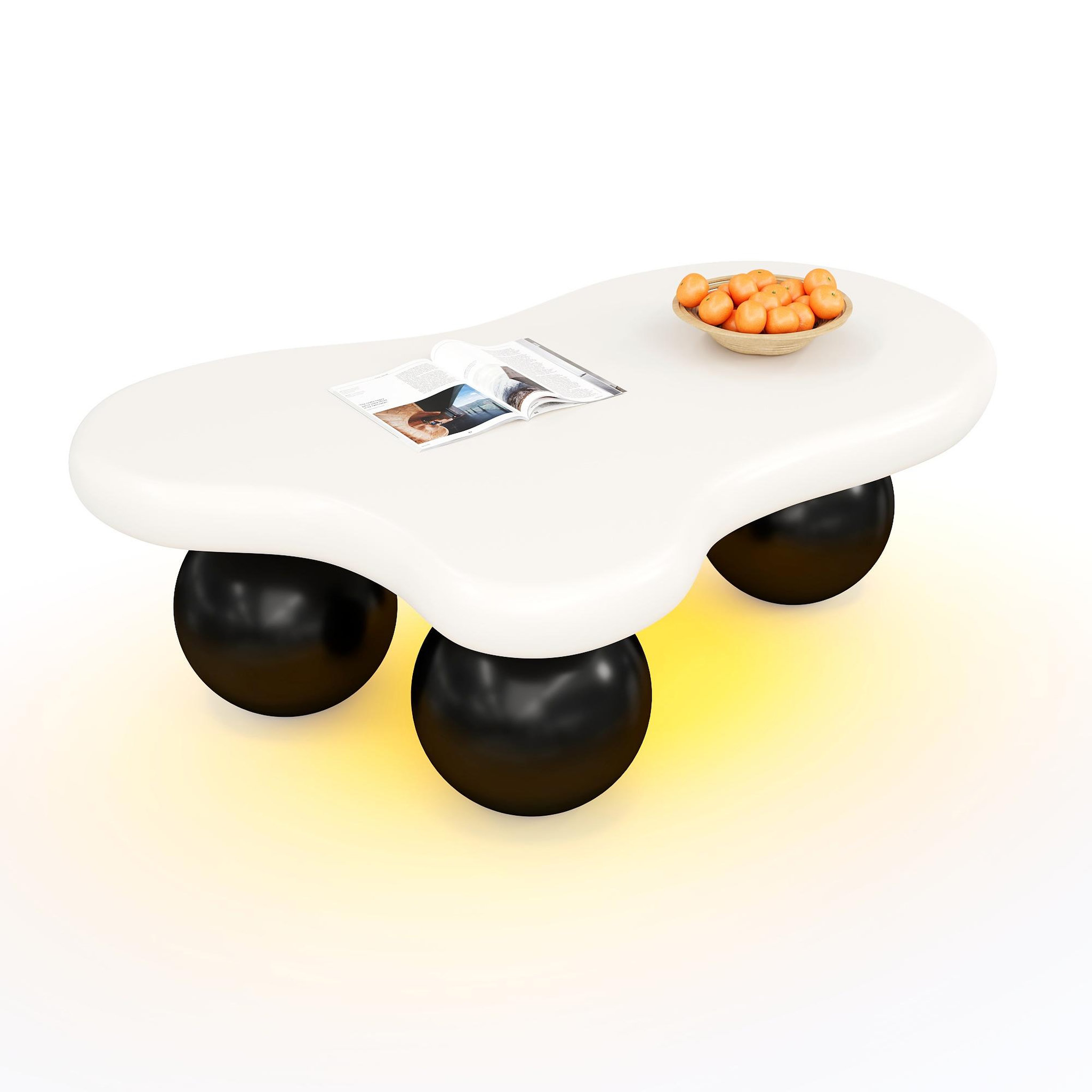 MERAX Table basse. Coloris disponibles : Bicolore, Blanc