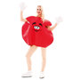 Voir la diapositive 1 : EURO CARNAVALES Déguisement Bonbon Rouge - Adulte - M/L