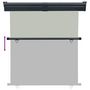 Voir la diapositive 5 : VIDAXL Auvent lateral de balcon 175x250 cm Gris